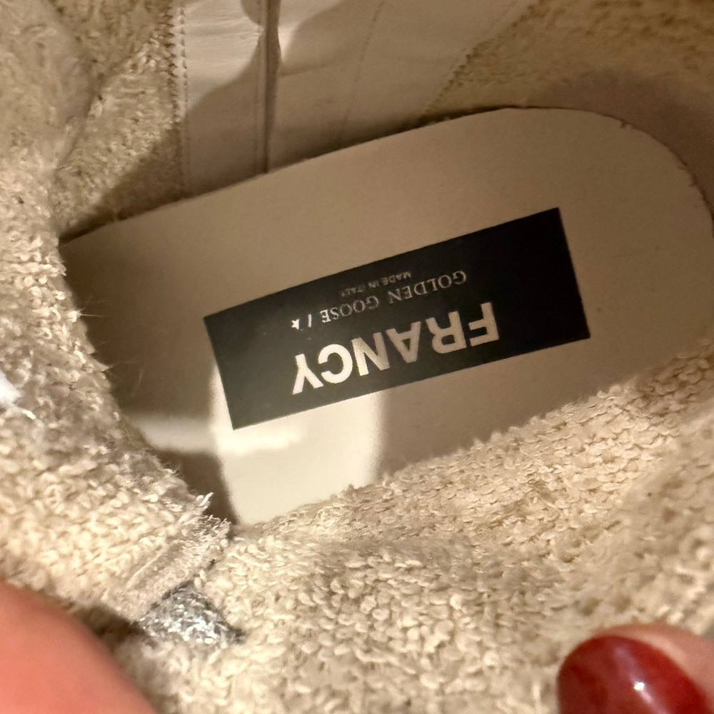 Golden Goose White and Silver High-Tops - Picture 7 of 7